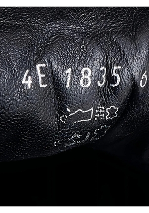Prada Pre-Owned leather low-top sneakers - Black