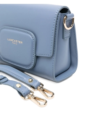 Lancaster mini logo-print leather tote bag - Blue