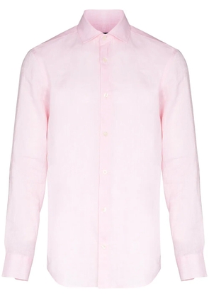 Frescobol Carioca Antonio linen shirt - Pink