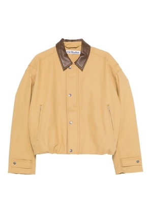 Acne Studios contrasting-collar bomber jacket - Yellow