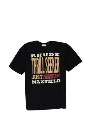 RHUDE Thrill Seeker short-sleeve T-shirt - Black