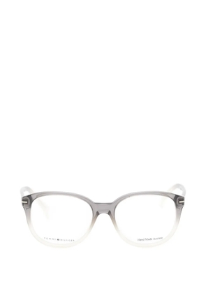 Tommy Hilfiger gradient-effect round-frame glasses - Grey