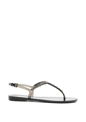 MENGHI crystal-embellished sandals - Black