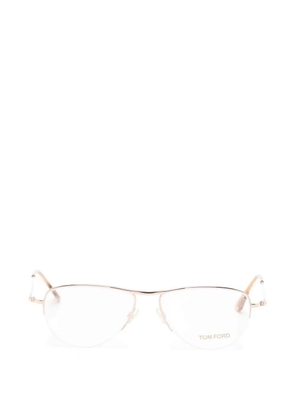 TOM FORD Eyewear geometric-frame glasses - Gold