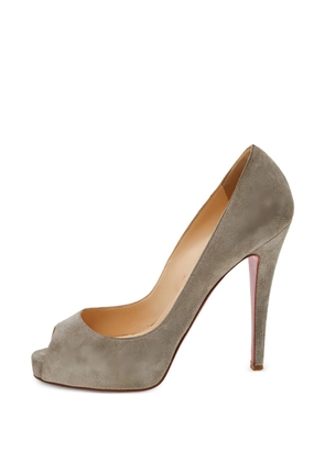Christian Louboutin Pre-Owned Prive peep-toe pumps - Grey