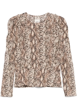 ISABEL MARANT Zarga blouse - Neutrals