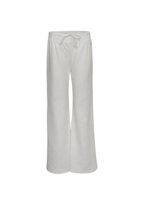 Mardi Mercredi lace-detail drawstring trousers - White