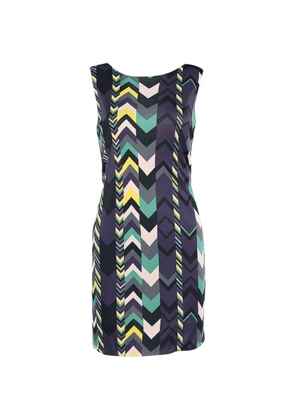 Missoni Pre-Owned geometric-print sleeveless dress - Blue