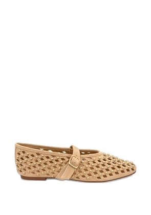 INUOVO studded ballet flats - Neutrals