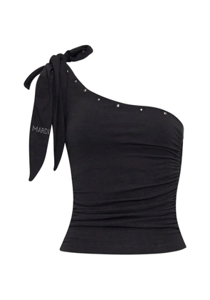Mardi Mercredi studded bow-detail top - Grey