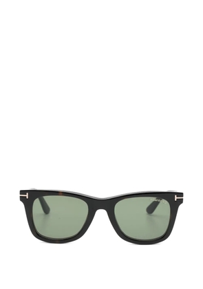 TOM FORD Eyewear tortoiseshell-effect magnetic-clip glasses - Brown
