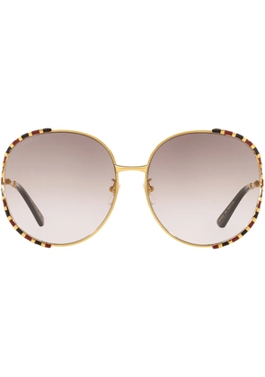 Gucci Eyewear GG0595S round-frame sunglasses - Yellow