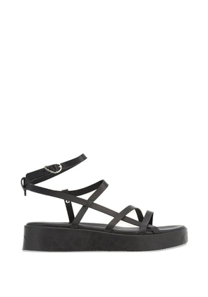Ancient Greek Sandals Stiliani leather sandals - Black