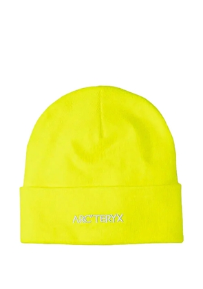 Arc'teryx Word Lue logo-embroidered beanie hat - Yellow
