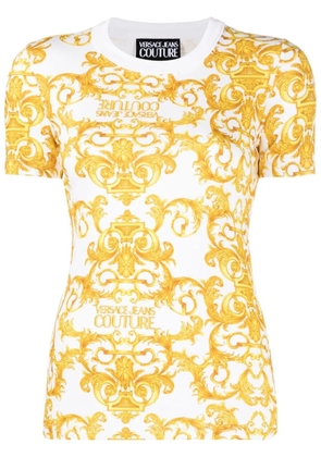 Versace Jeans Couture baroque-print T-shirt - White