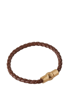 Mulberry Iris woven leather bracelet - Brown