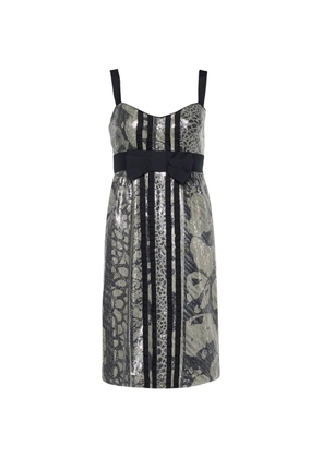 DVF Diane von Furstenberg Ariba sequined dress - Grey