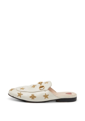 Gucci Pre-Owned Princetown Horsebit mules - Neutrals