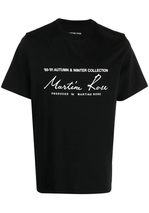 Martine Rose logo print T-shirt - Black