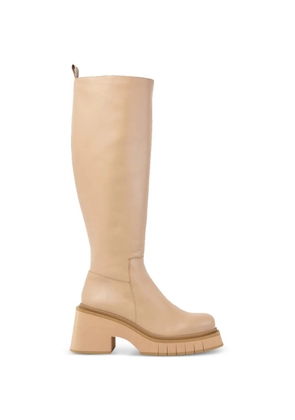 Paloma Barceló Ikia platform boots - Neutrals