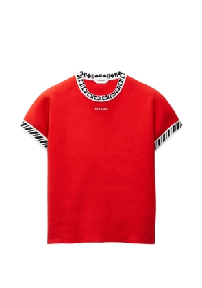 Versace cotton knit T-Shirt - Red