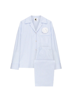 Sleeper Rose cotton pajamas - Blue