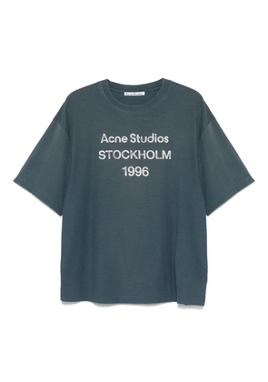Acne Studios cotton-blend t-shirt - Blue