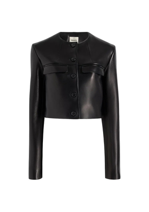KHAITE leather jacket - Black