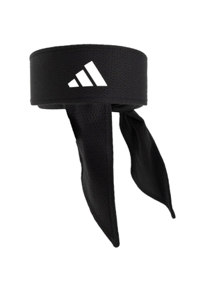 adidas logo-print tie-fastening headband - Black