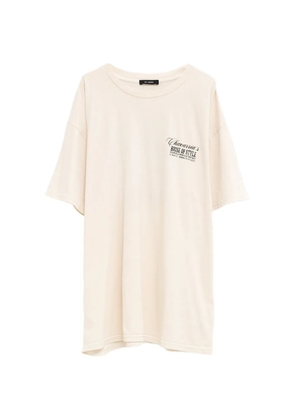 Willy Chavarria House Of Style graphic-print oversized T-shirt - Neutrals