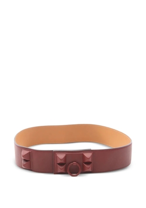 Hermès Pre-Owned 2010 Corridian leather belt - Red