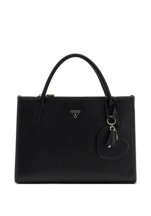 GUESS USA logo-plaque tote bag - Black
