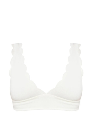 Marysia Wide Santa Clara bikini top - White