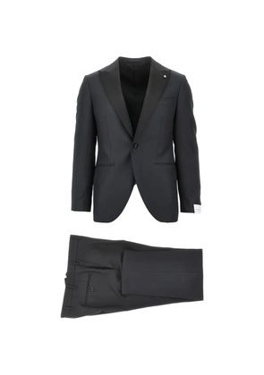 Luigi Bianchi peak-lapel single-breasted suit - Grey