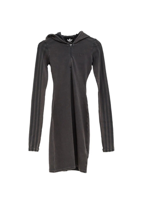 adidas x Avavav logo-embroidered hooded dress - Grey