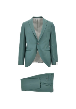 Luigi Bianchi single-breasted wool suit - Green