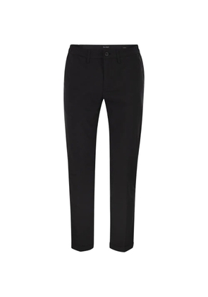Re-Hash turn-up hem slim-fit trousers - Black