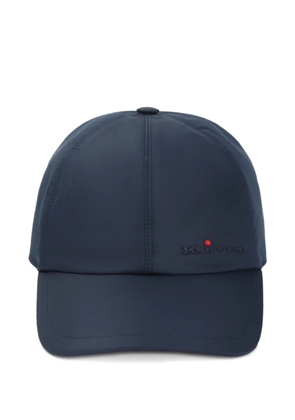 Kiton logo-embroidered baseball cap - Blue