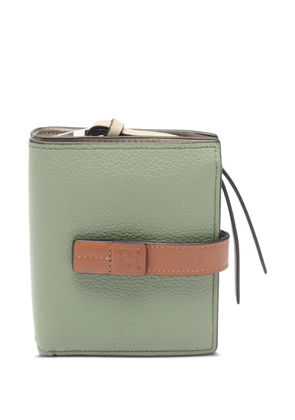 Loewe Pre-Owned 2000s Anagram bi-fold wallet - Green