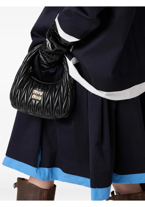 Miu Miu Wander Matelassé nappa-leather bag - Black