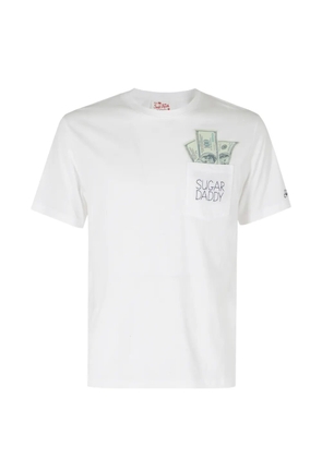 MC2 Saint Barth Austin embroidered-pocket T-shirt - White