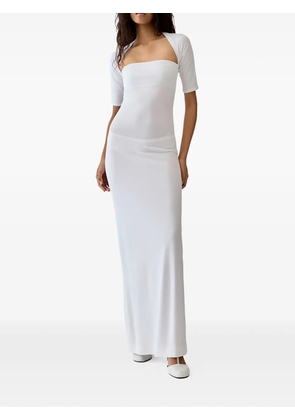 Jacquemus The Bolero short-sleeve dress - White