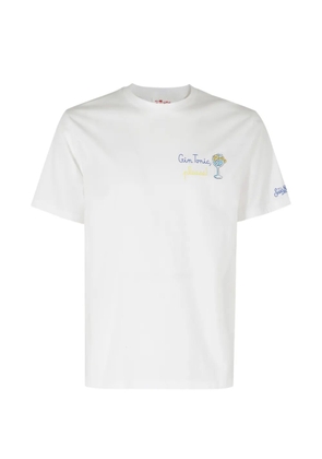 MC2 Saint Barth Portofino embroidered T-shirt - White