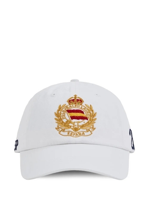 Polo Ralph Lauren embroidered-crest baseball cap - White