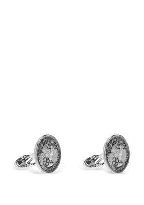 Paul Smith coin-detail cufflinks - Silver
