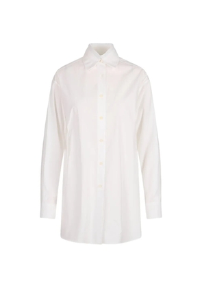 Jil Sander pleated-collar long-sleeve shirt - Neutrals