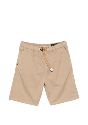 White Sand Kevin NF belted pleated shorts - Neutrals