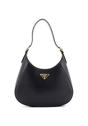 Prada Pre-Owned Cleo Shoulder Bag Box Calf Medium hobo bag - Black