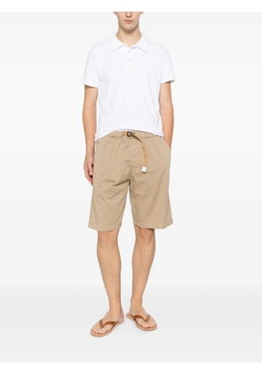 White Sand Kevin NF belted pleated shorts - Neutrals
