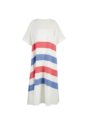 Marrakshi Life striped maxi dress - White